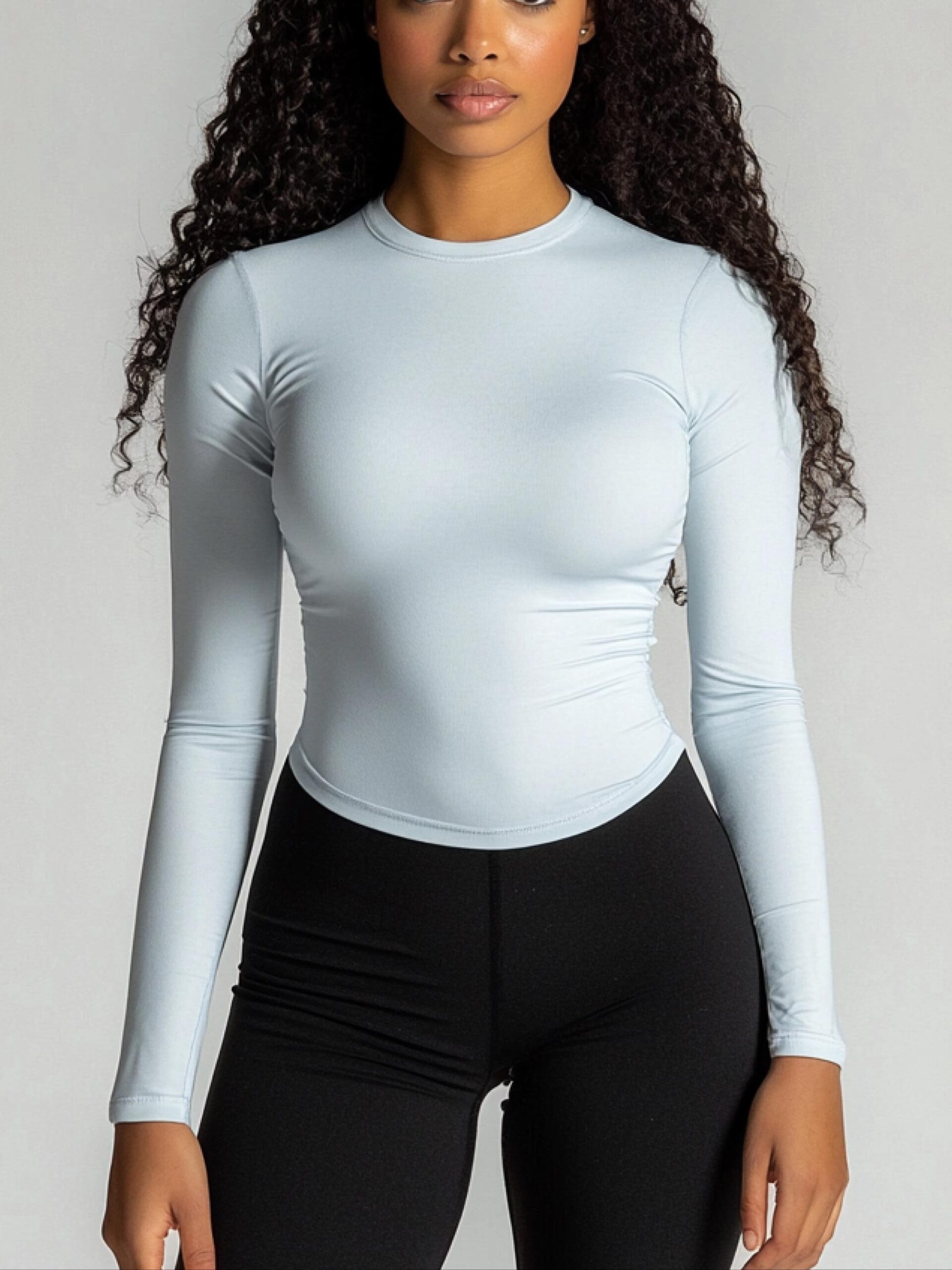 Long Sleeve Fitted Top Sewing Pattern – Estefan