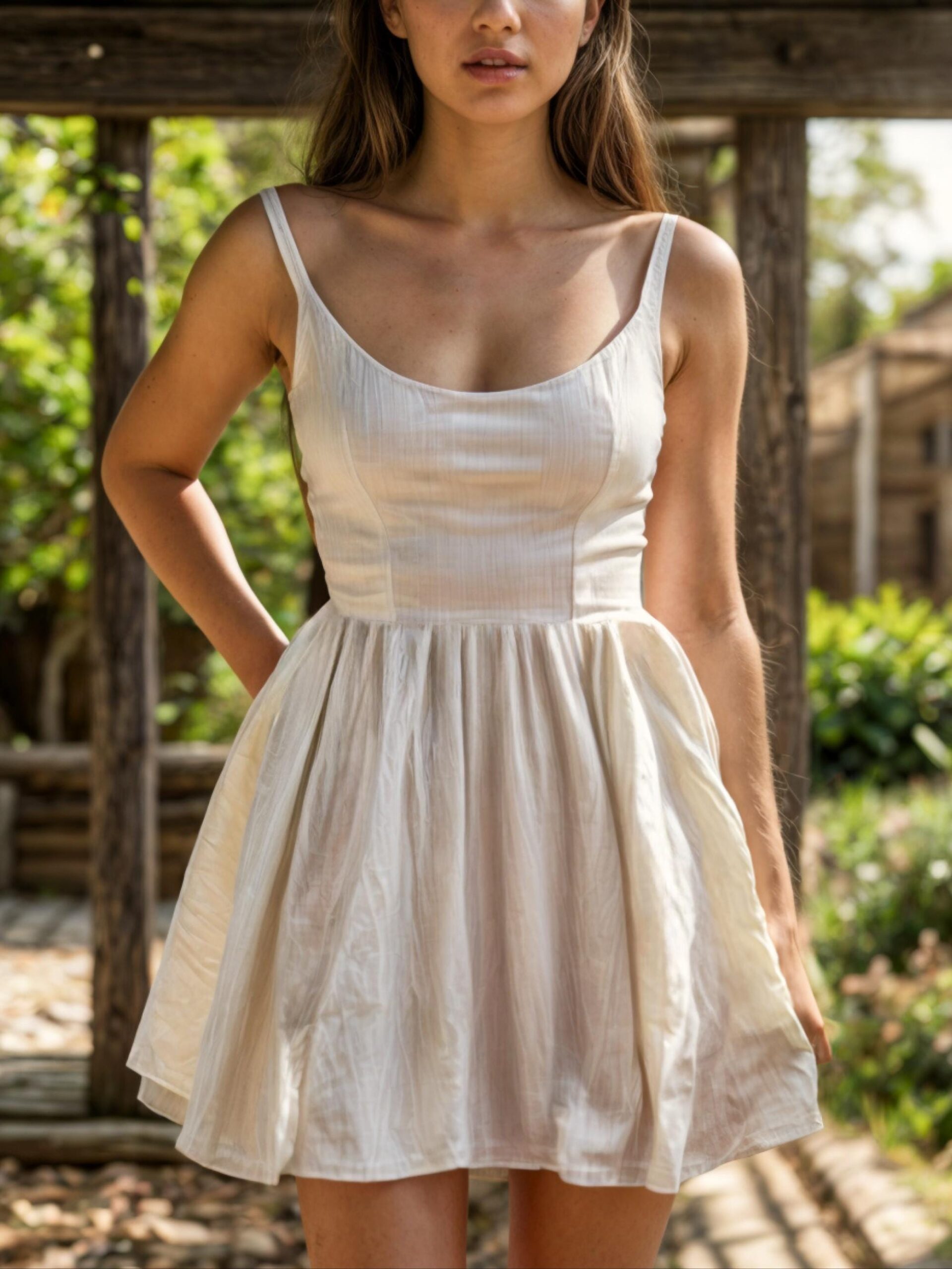 Gathered Skirt Mini Dress Sewing Pattern – Xaden
