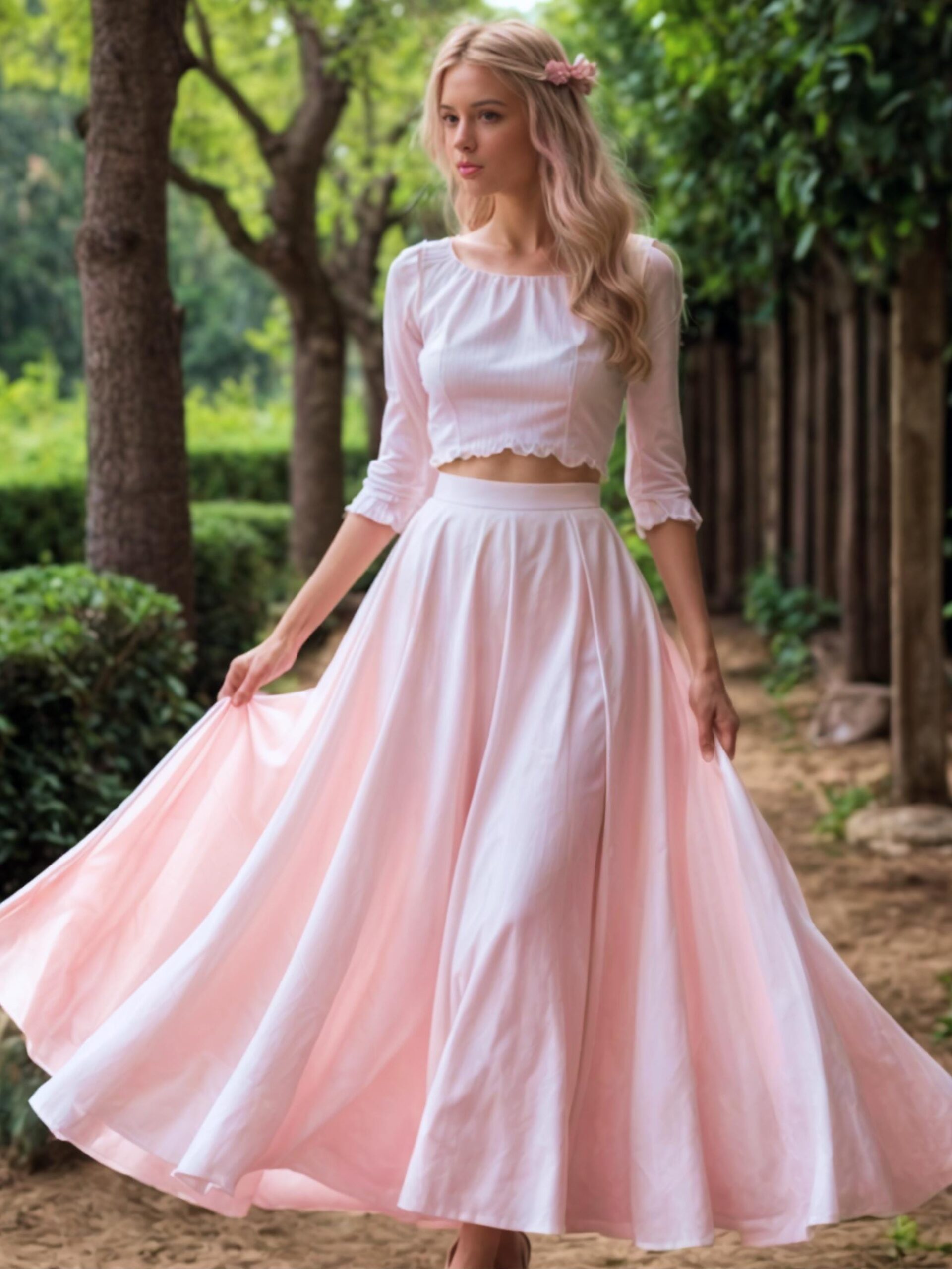 Full Maxi Circle Skirt Sewing Pattern – Dante