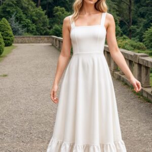 Formal A Line Midi Dress Sewing Pattern – Kai