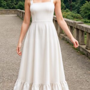 Formal A Line Midi Dress Sewing Pattern – Kai