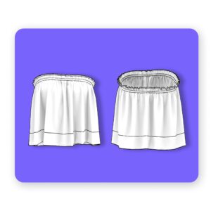 Strapless Bandeau Top Sewing Pattern –  Adyn