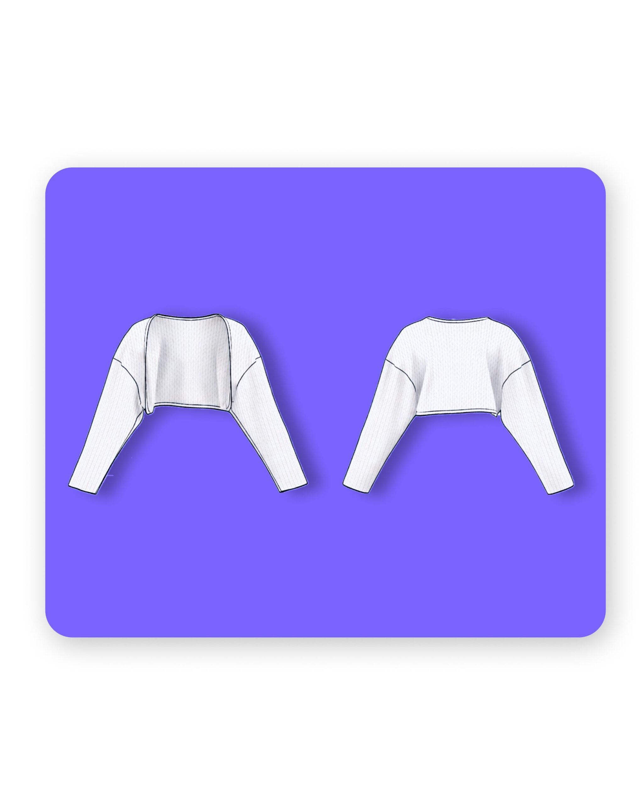 Loose Fit Shrug Sewing Pattern – Ada