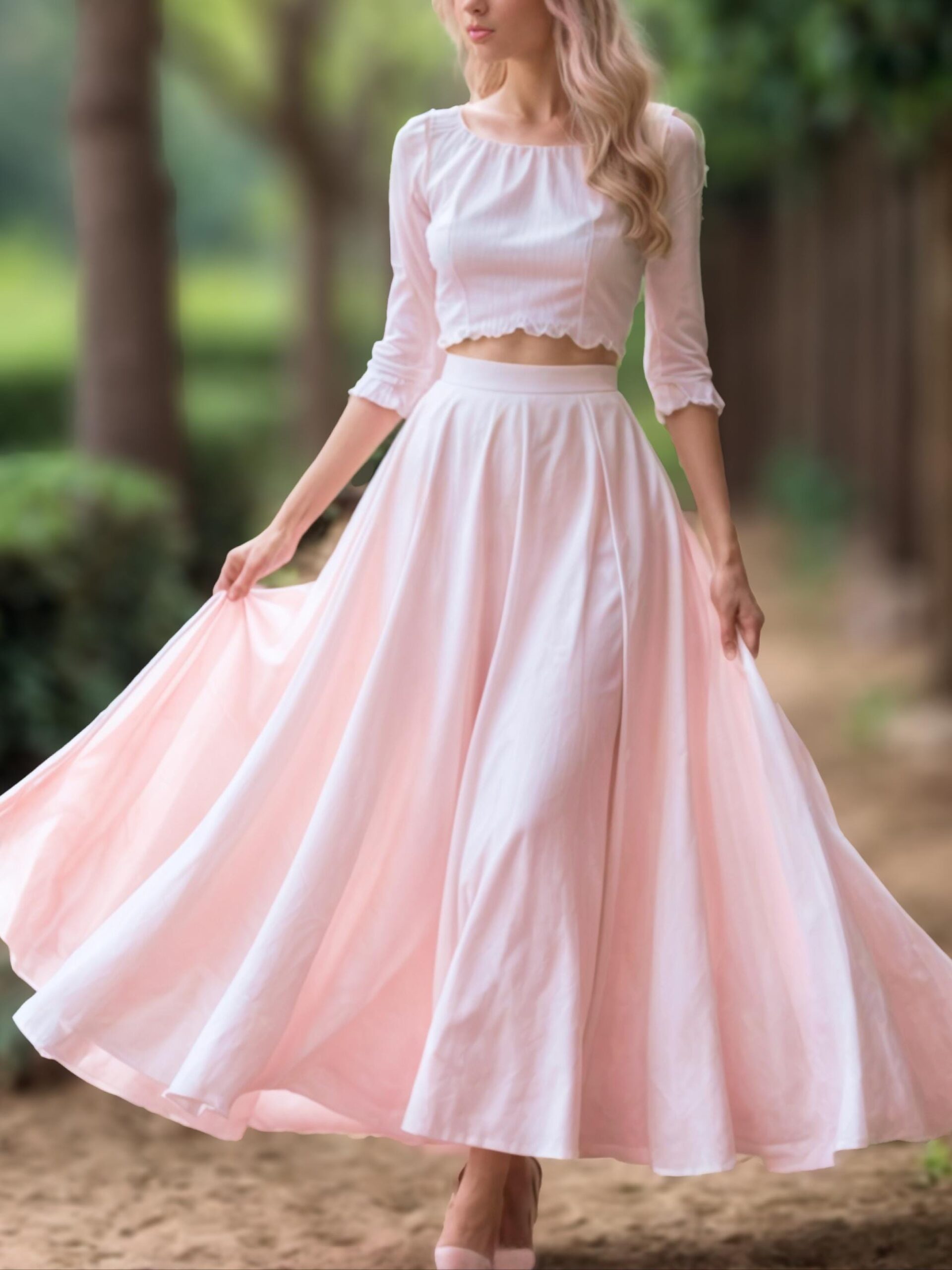 Full Maxi Circle Skirt Sewing Pattern – Dante