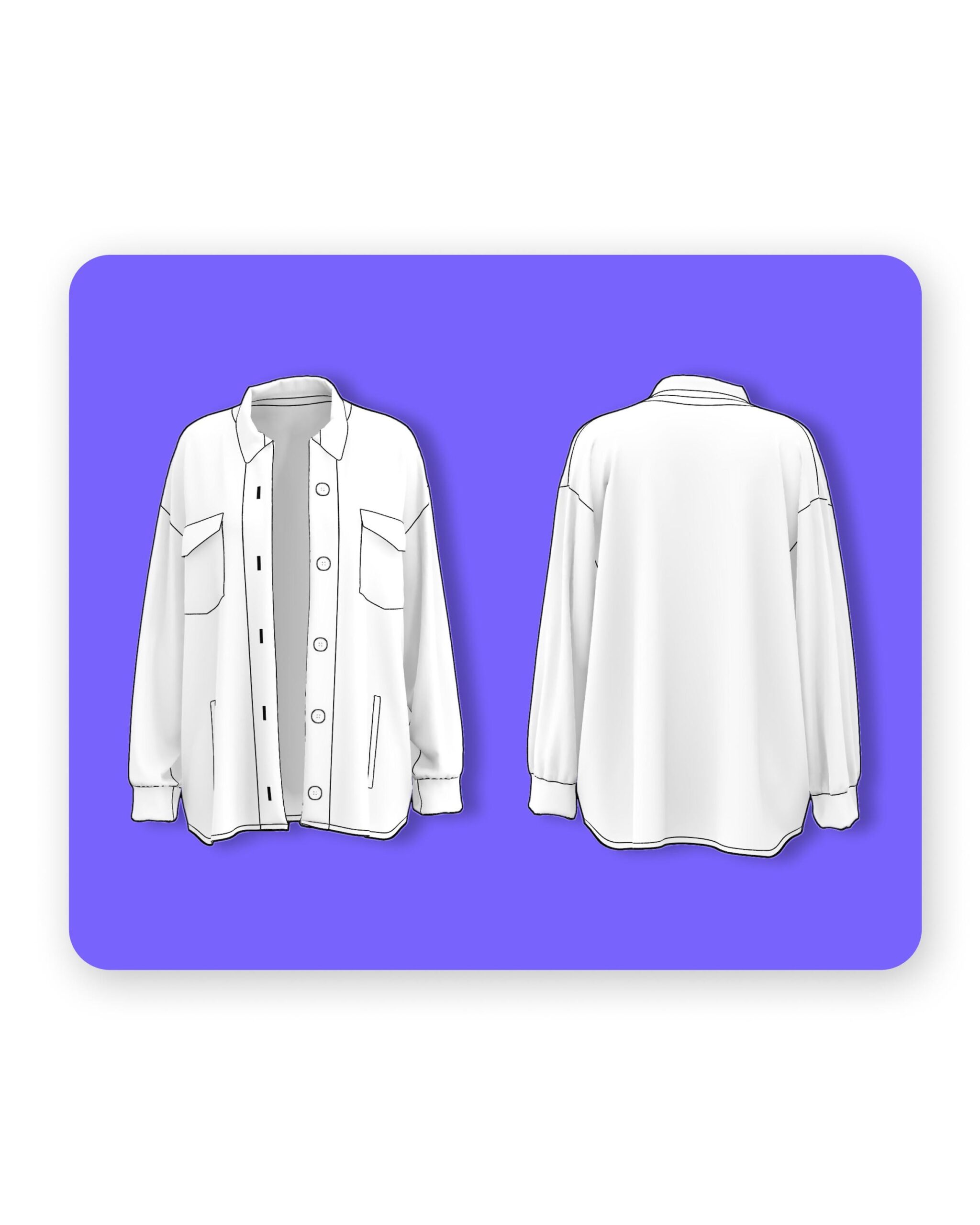 Shacket Sewing Pattern  – Kim