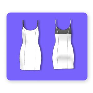 Fitted Mini Dress Sewing Pattern – Cies