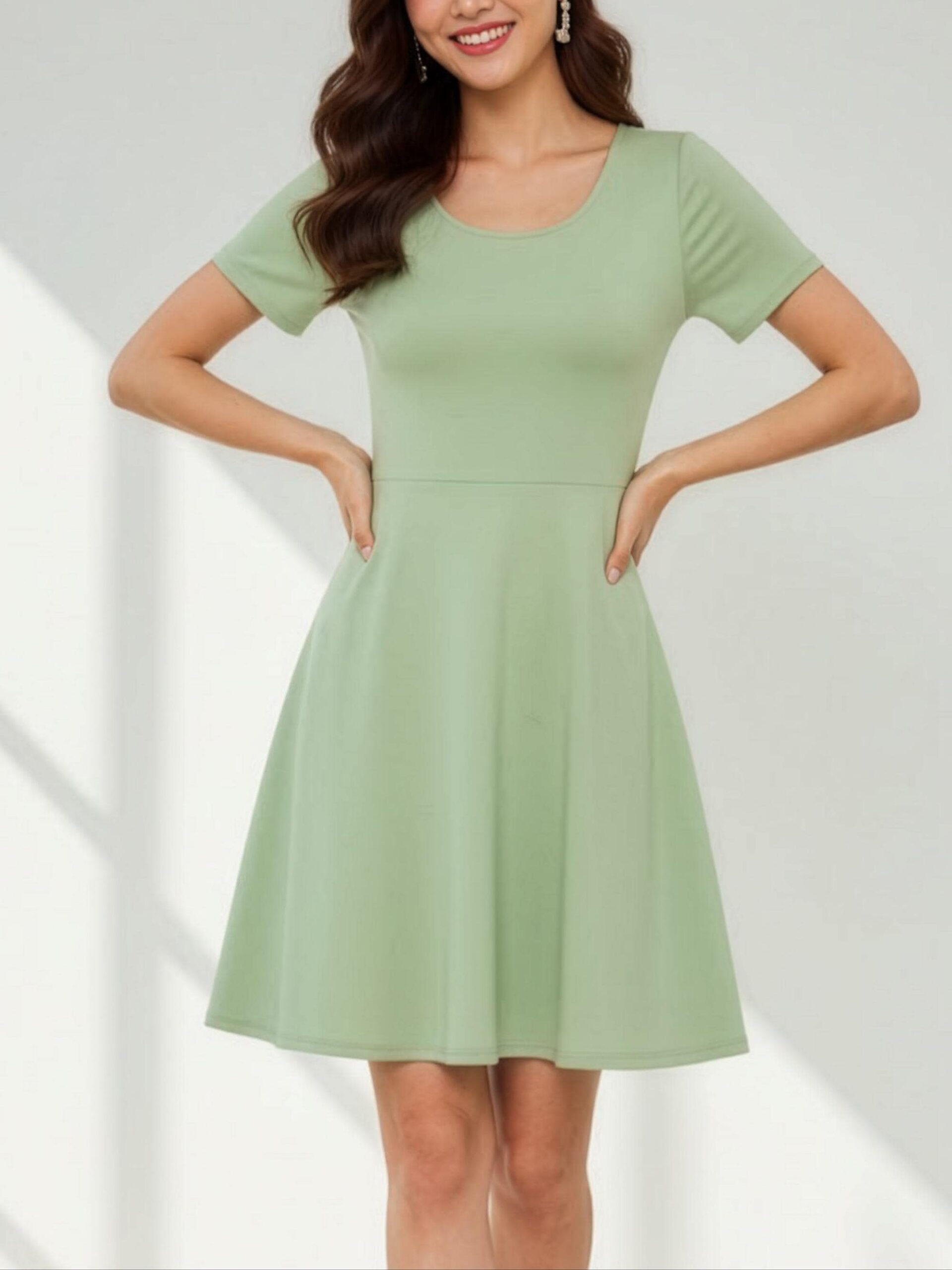 Short Sleeve Skater Dress Sewing Pattern – Kaltain