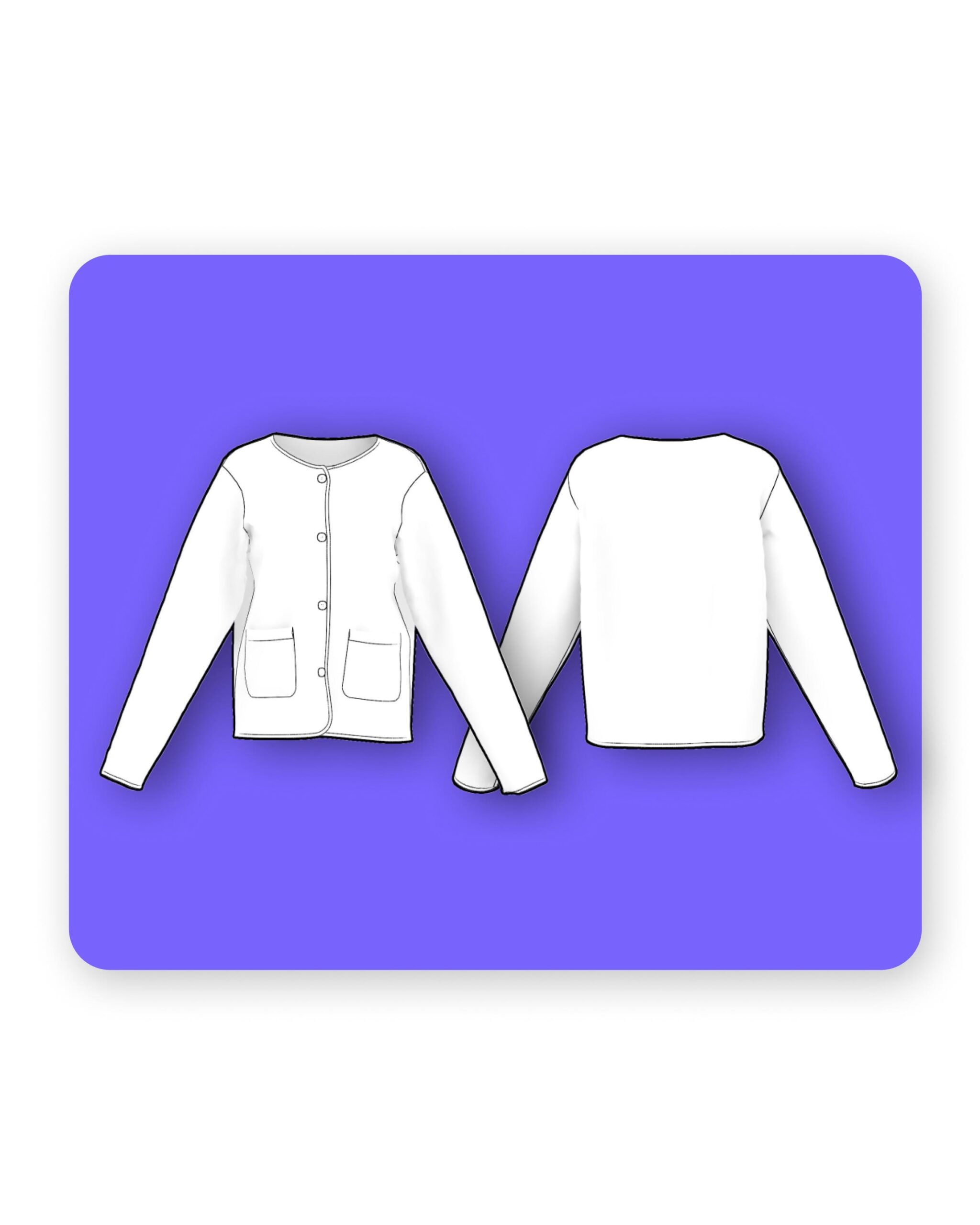 Quilted Jacket Sewing Pattern – Romy